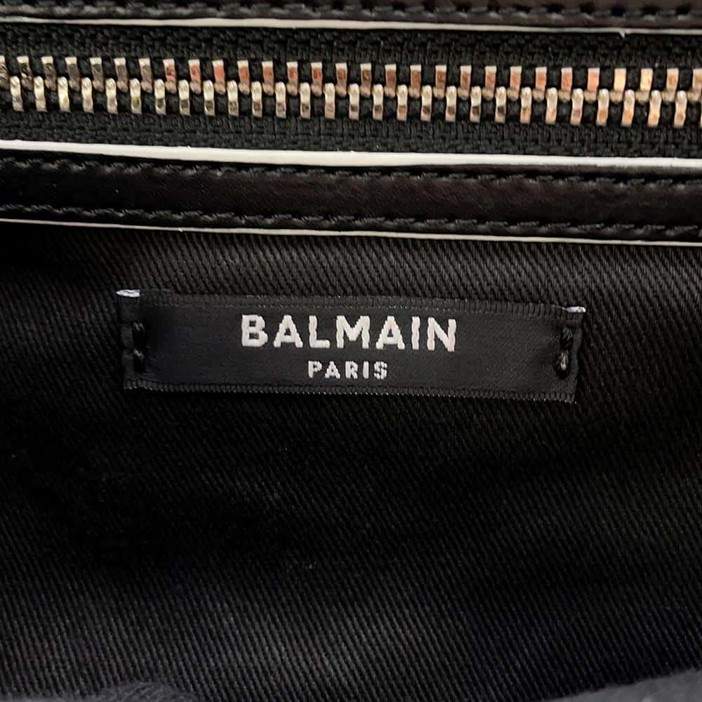 Balmain Backpack Brown Canvas
