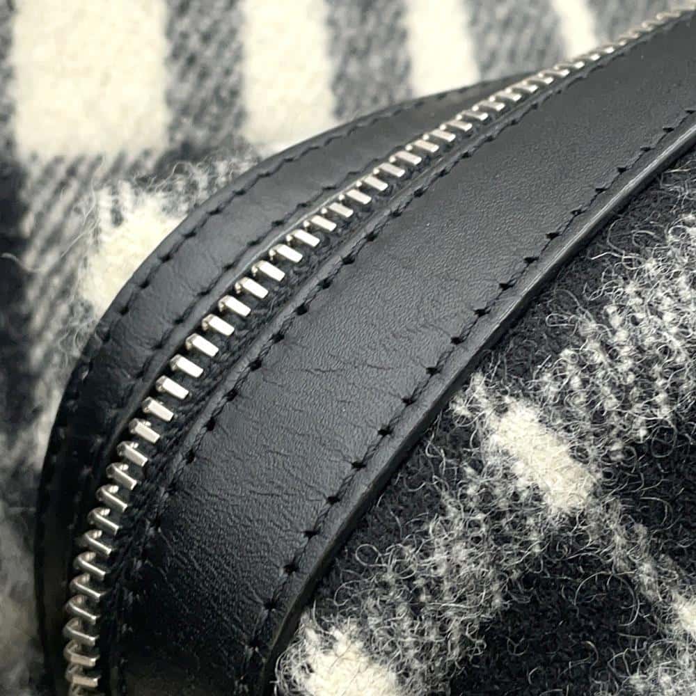 SAINT LAURENT PARIS City Backpack Black/White534967 Canvas