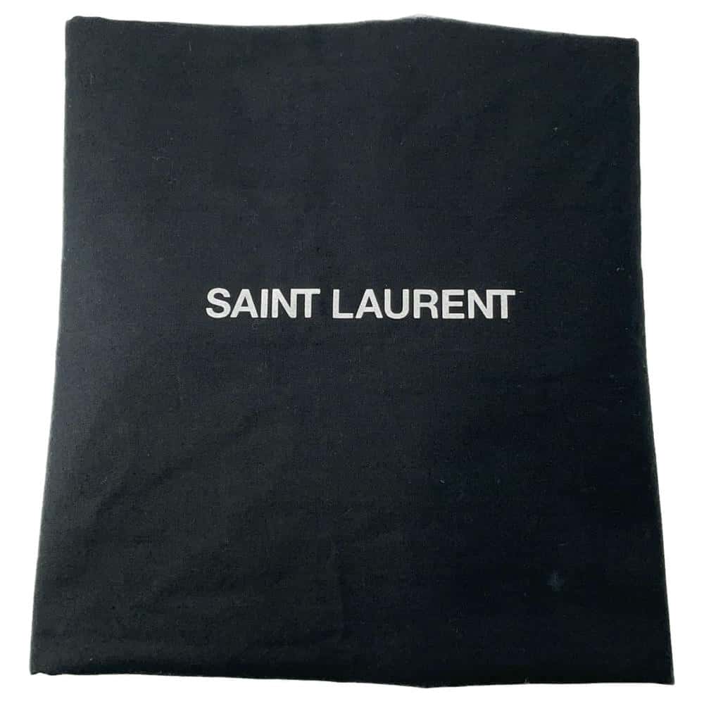 SAINT LAURENT PARIS City Backpack Black/White534967 Canvas