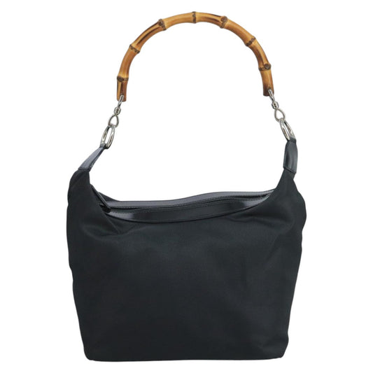 Gucci Bamboo Black Synthetic Bag