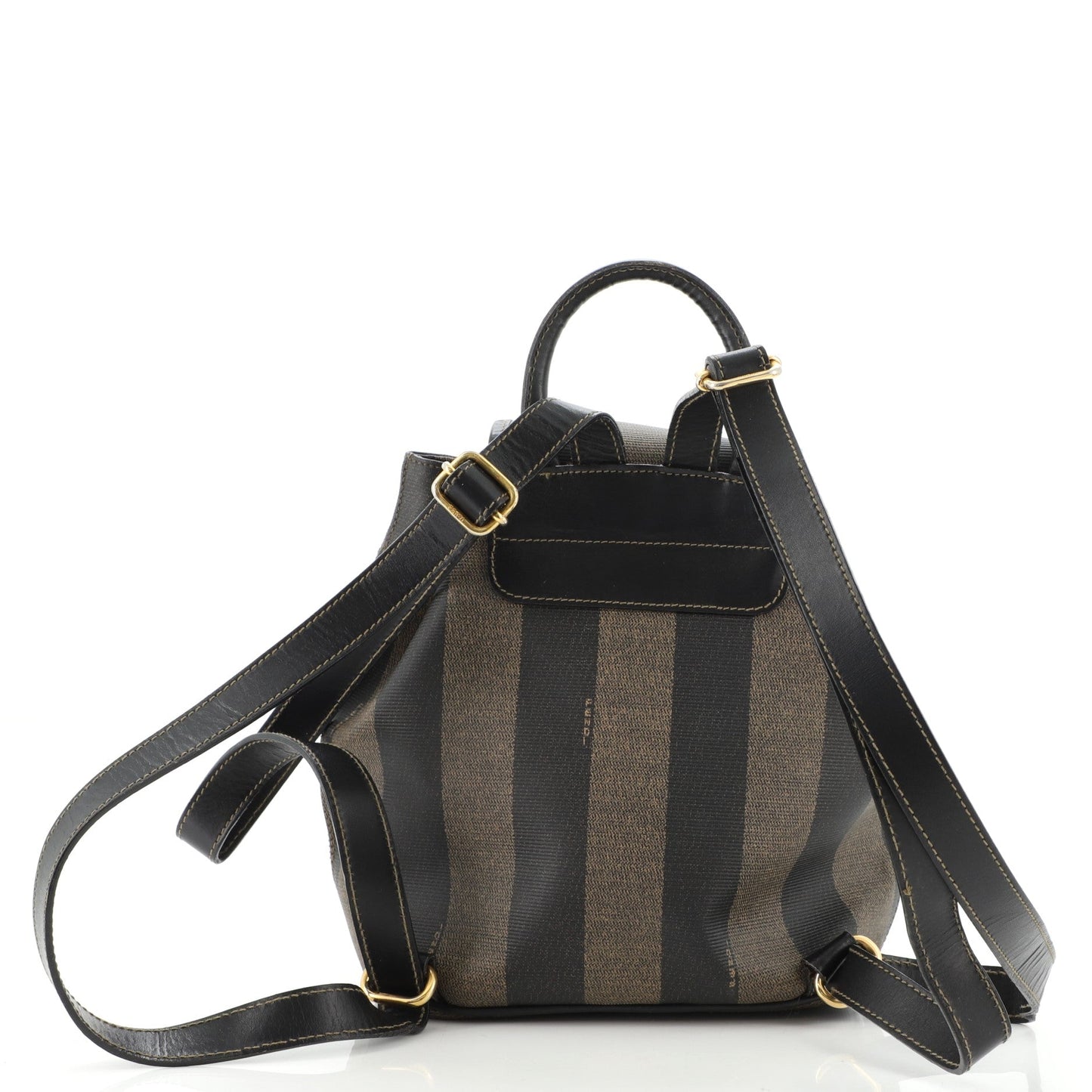 Pequin Front Pocket Backpack Coated Canvas Mini