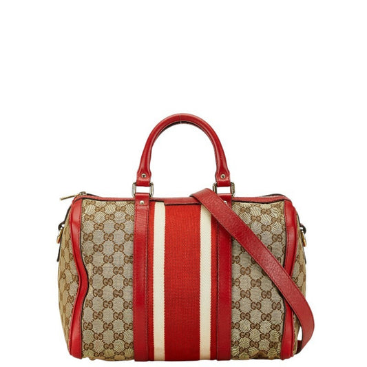 Gucci Sherry Beige Canvas Bag