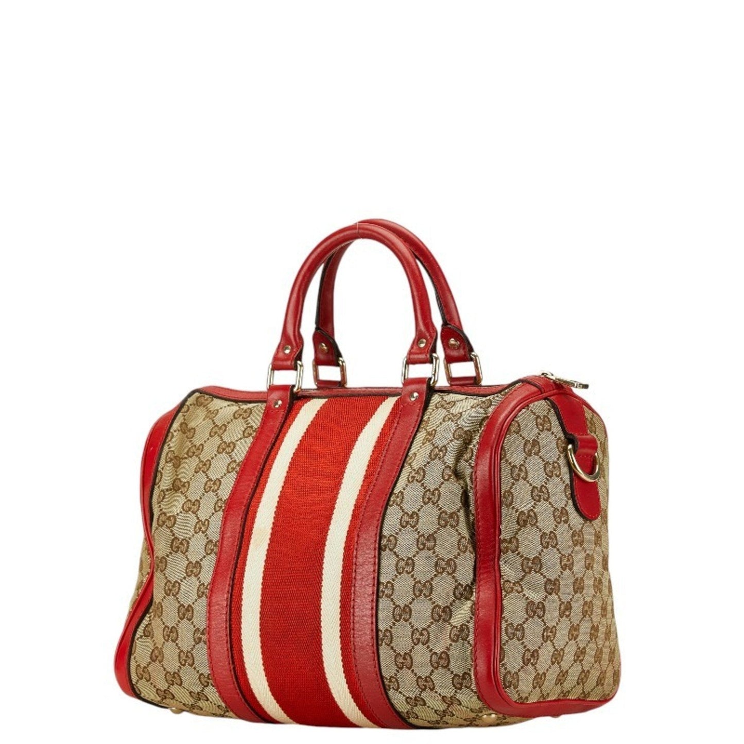 Gucci Sherry Beige Canvas Bag