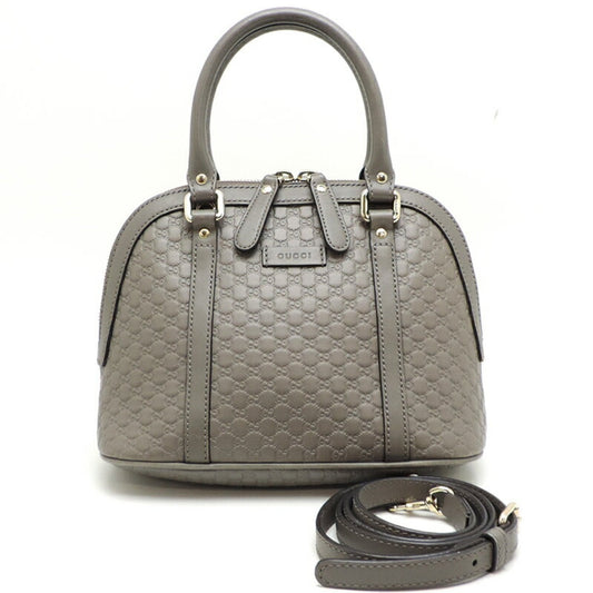 Gucci Guccissima Grey Leather Bag