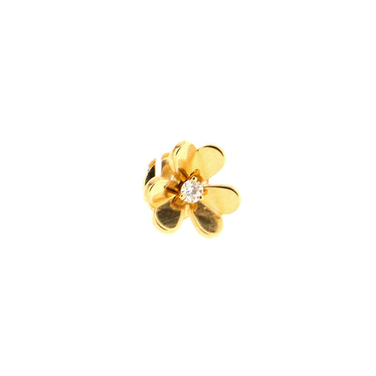 Frivole Stud Earrings 18K Yellow Gold with Diamonds Mini