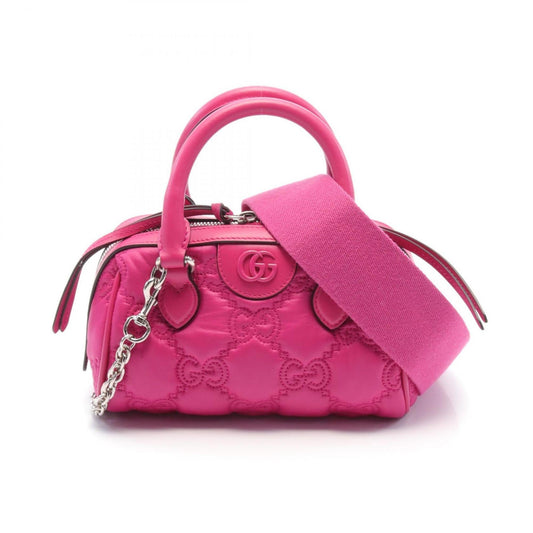 Gucci GG Matelassé Pink Synthetic Bag