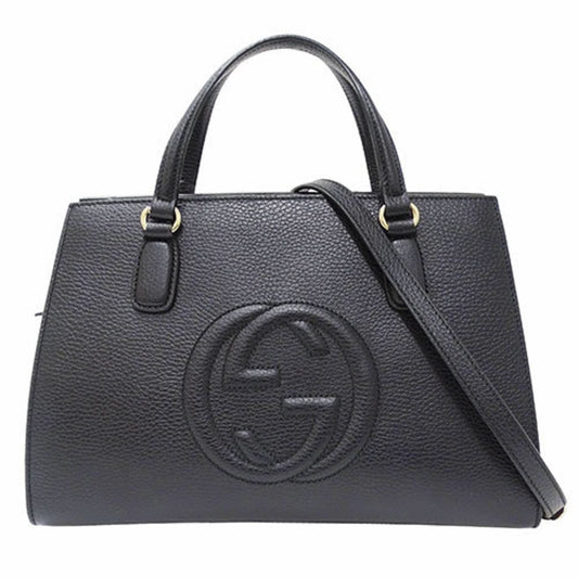 Gucci Soho Black Leather Bag