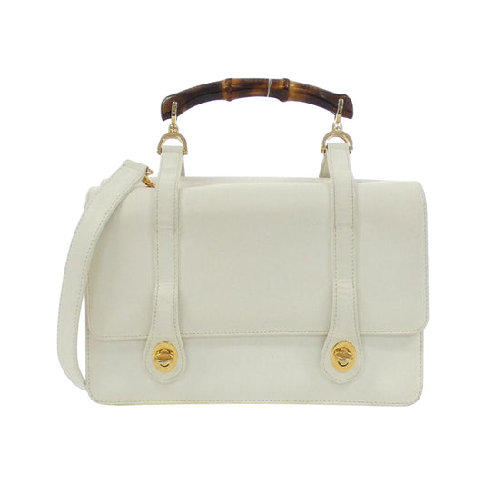 Gucci White Leather Bag