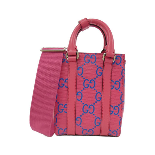 Gucci GG embossé Pink Leather Bag