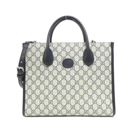 Gucci Interlocking G Beige Canvas Bag