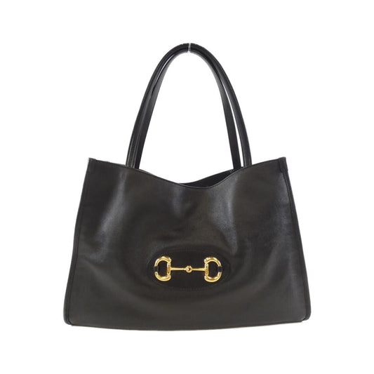 Gucci Horsebit Black Leather Bag