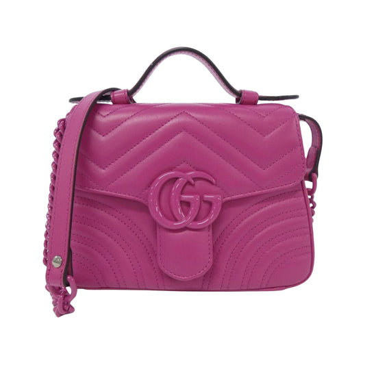 Gucci Marmont Pink Leather Bag