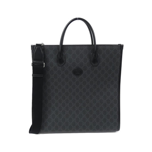 Gucci GG Supreme Black Canvas Bag