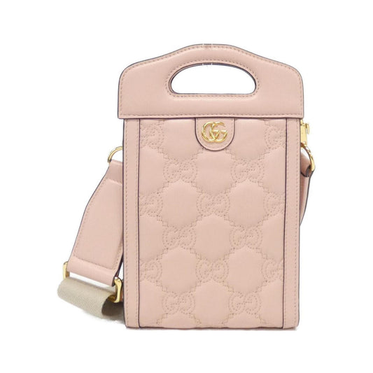 Gucci GG Matelassé Pink Leather Bag