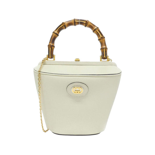 Gucci White Leather Bag