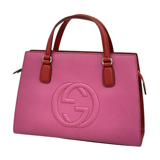 Gucci Soho Pink Leather Bag