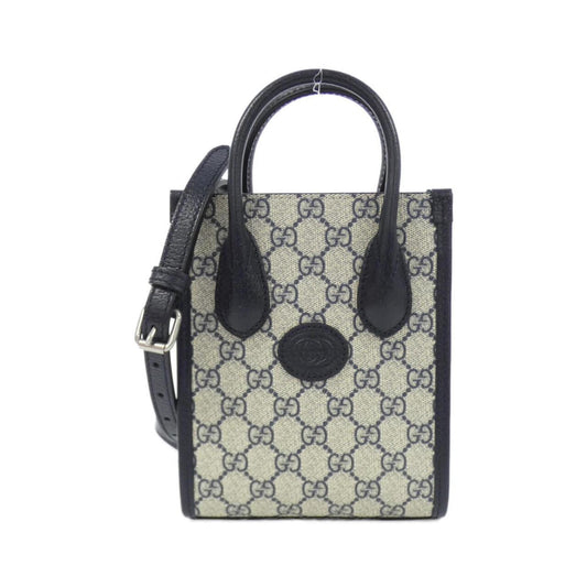 Gucci Interlocking G Beige Canvas Bag