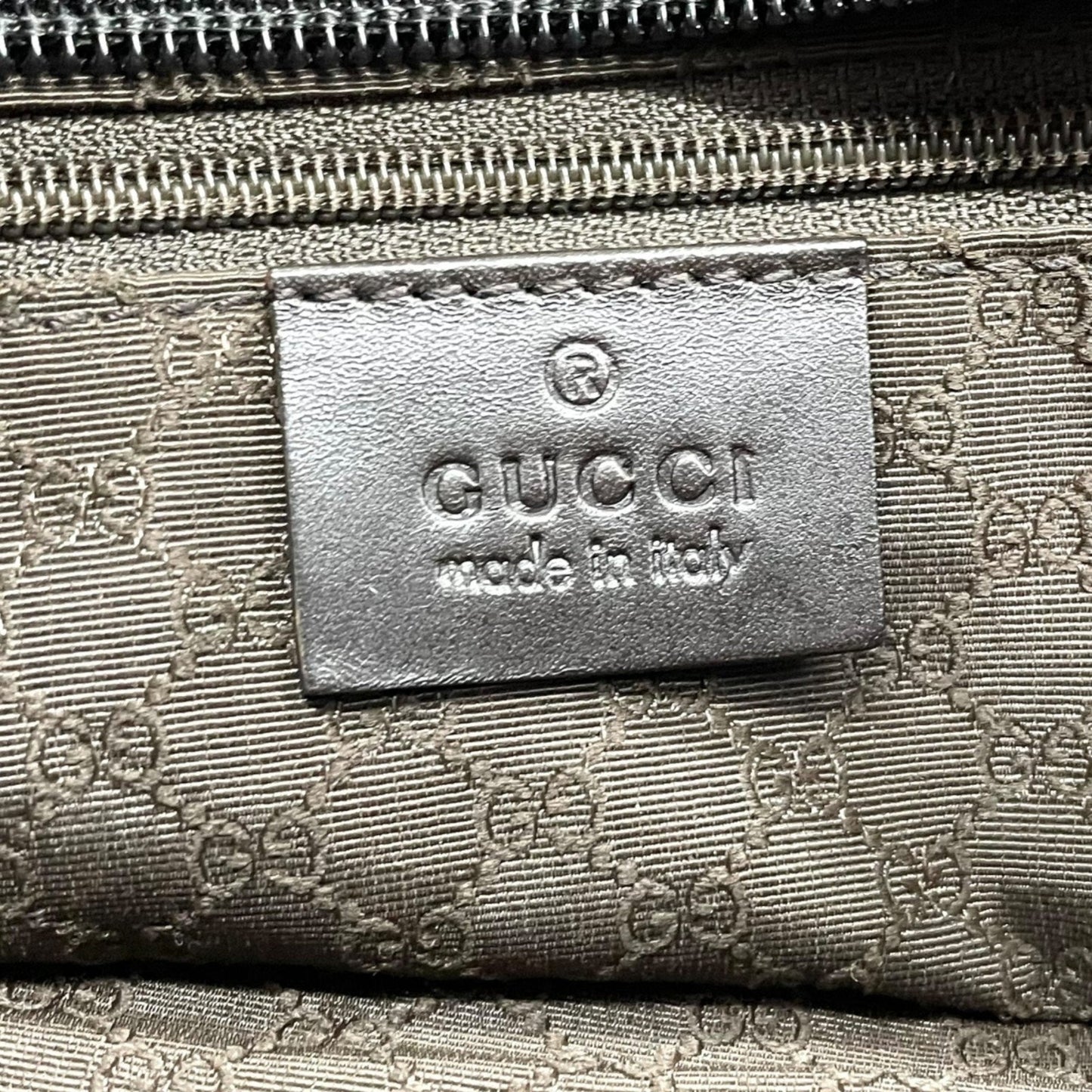 Gucci Web Beige Canvas Bag