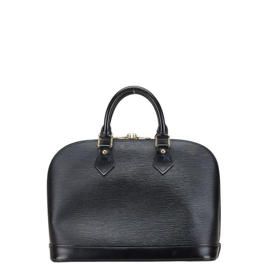 Louis Vuitton Alma Black Leather Bag