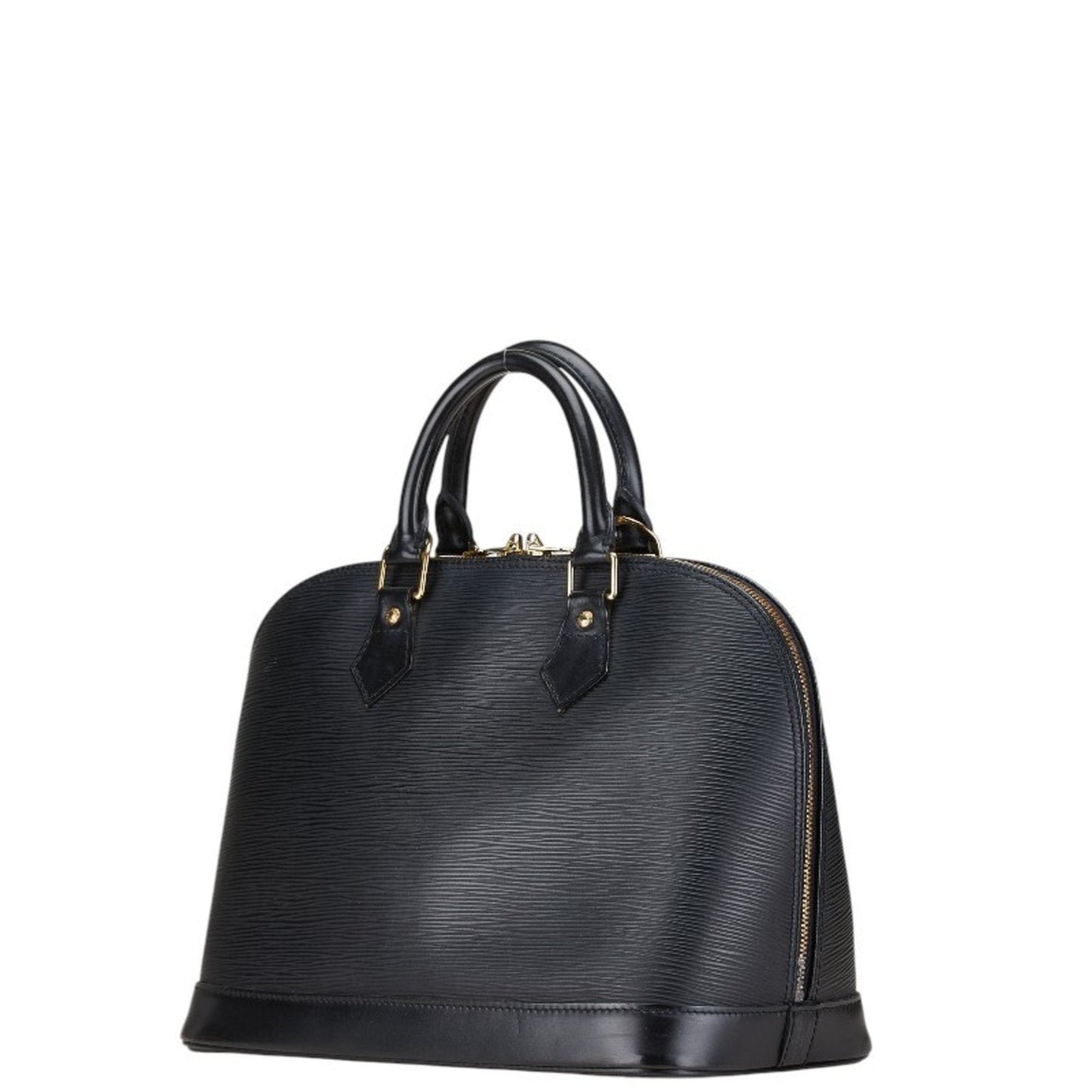 Louis Vuitton Alma Black Leather Bag