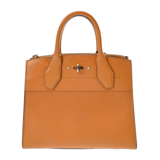 Louis Vuitton Orange Leather Bag
