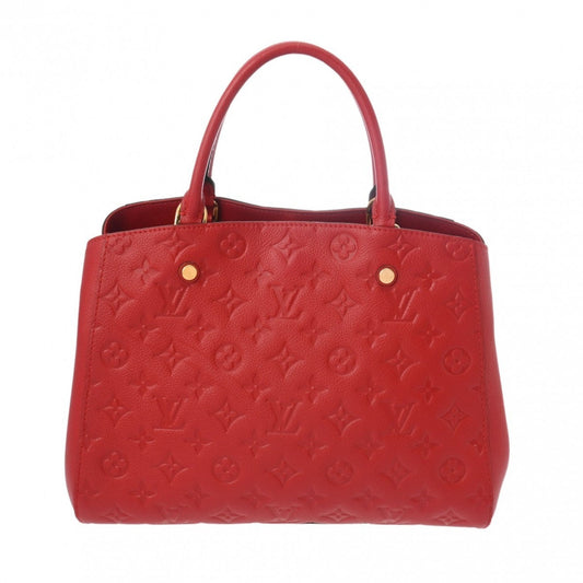Louis Vuitton Montaigne Red Canvas Bag