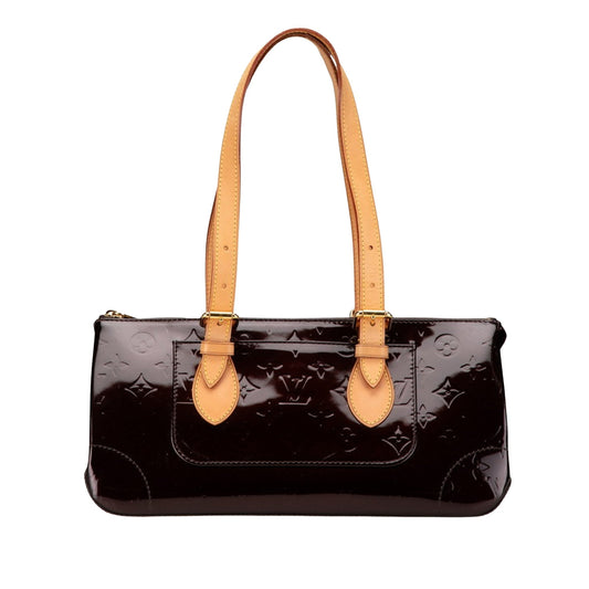 Louis Vuitton Rosewood Burgundy Patent Leather Bag