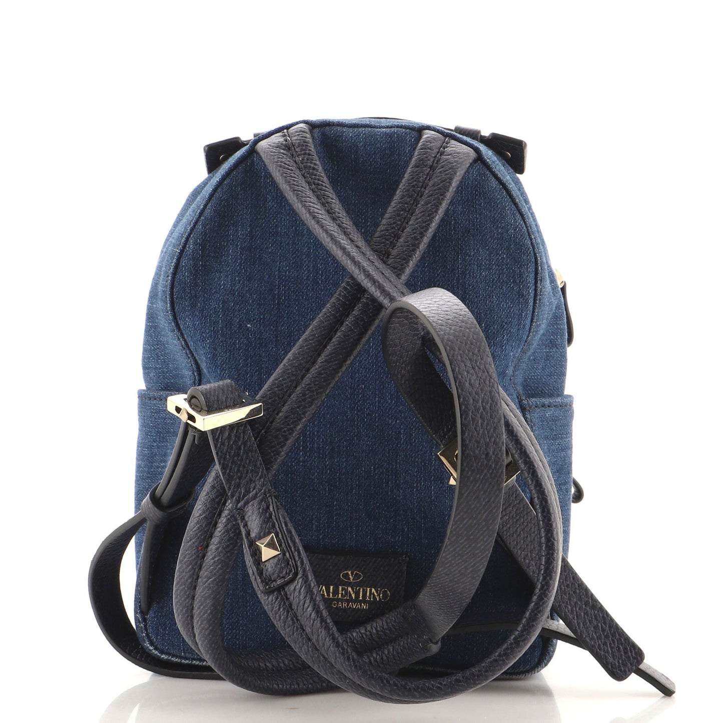Backpack Denim with Butterfly Applique Mini