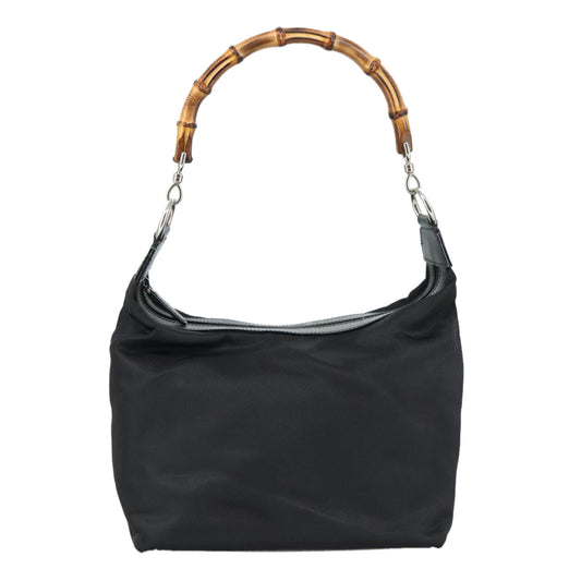 Gucci Bamboo Black Synthetic Bag