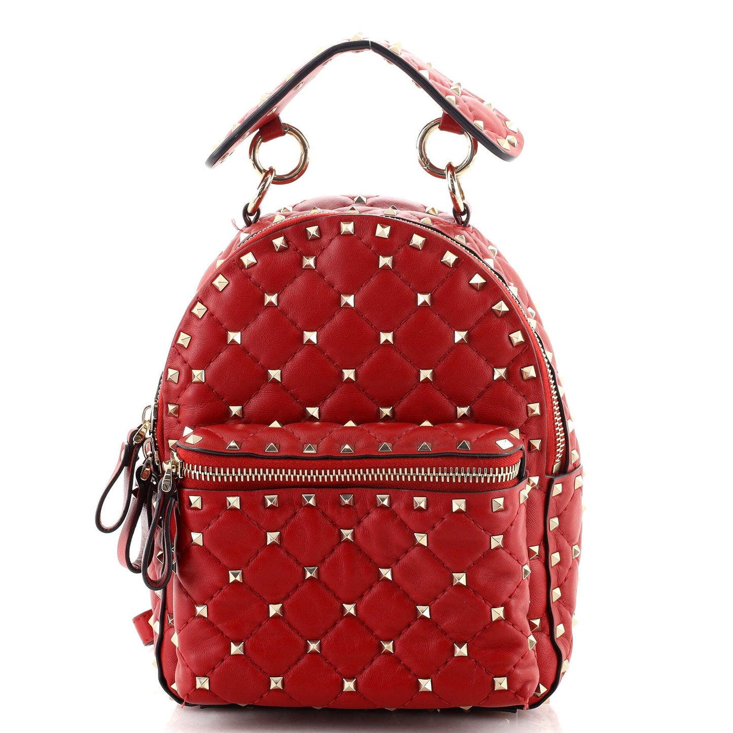 Rockstud Spike Backpack Quilted Leather Mini