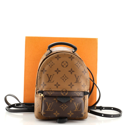 Palm Springs Backpack Reverse Monogram Canvas Mini