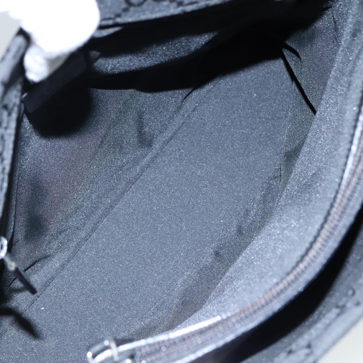 Gucci Bamboo Black Canvas Bag