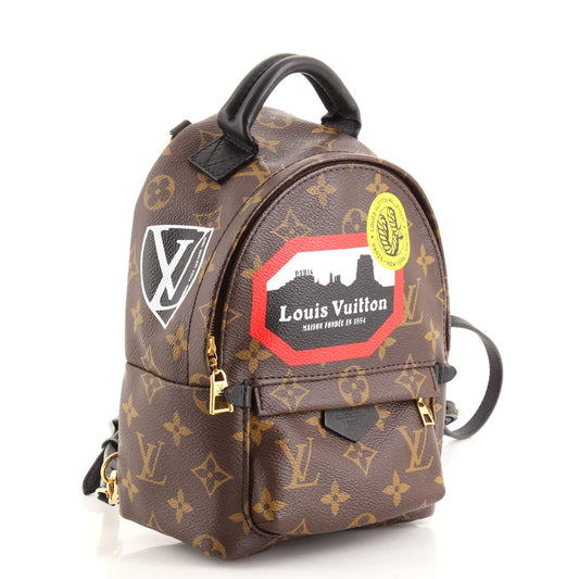 Palm Springs Backpack Limited Edition Monogram Canvas Mini