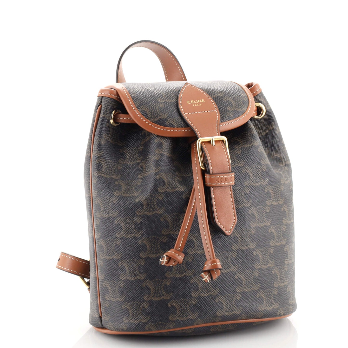 Folco Backpack Triomphe Coated Canvas Mini