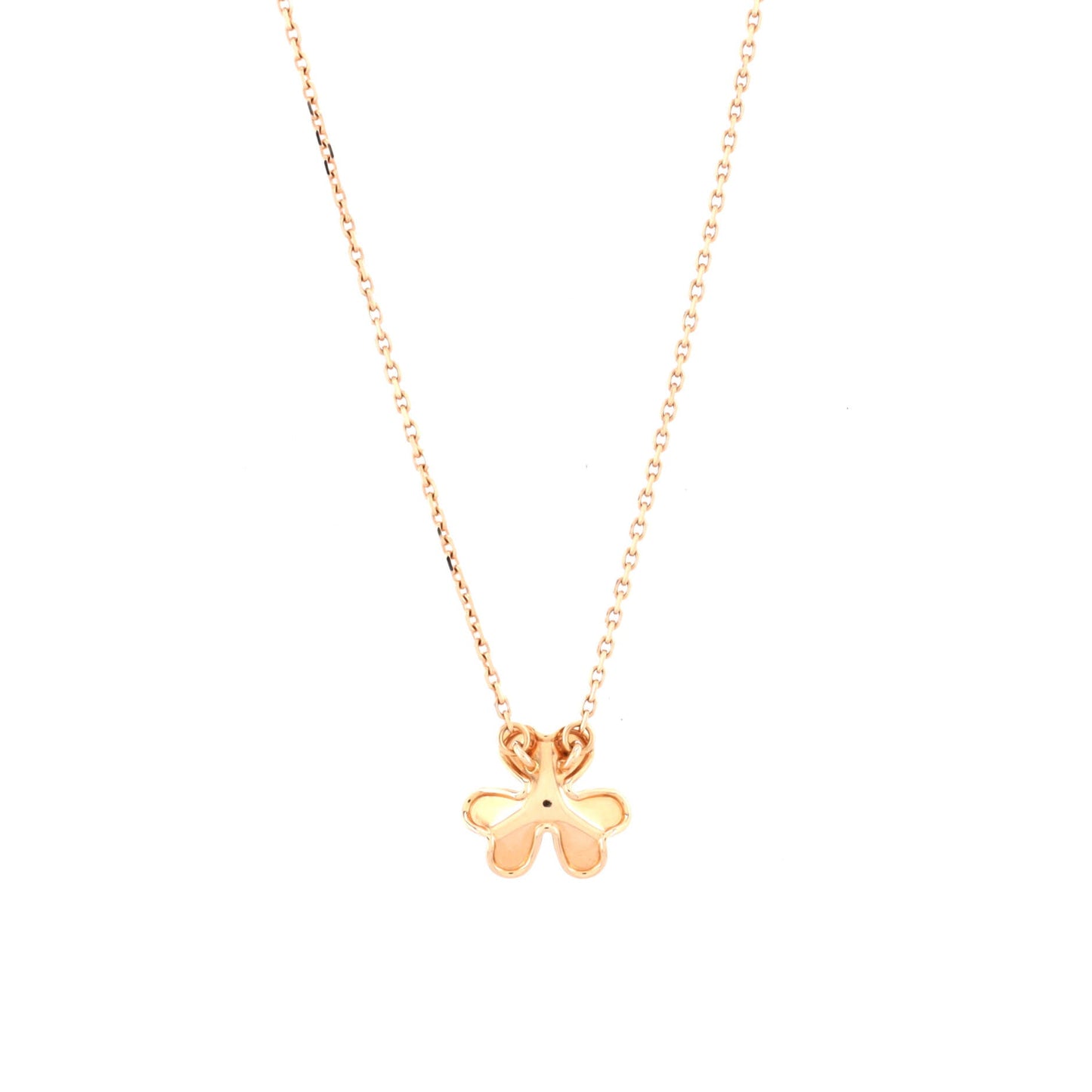 Frivole Pendant Necklace 18K Rose Gold with Ruby Mini