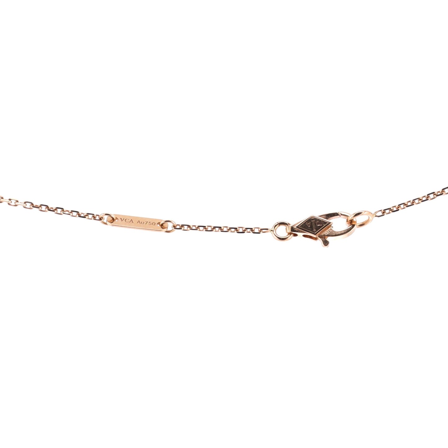 Frivole Pendant Necklace 18K Rose Gold with Ruby Mini