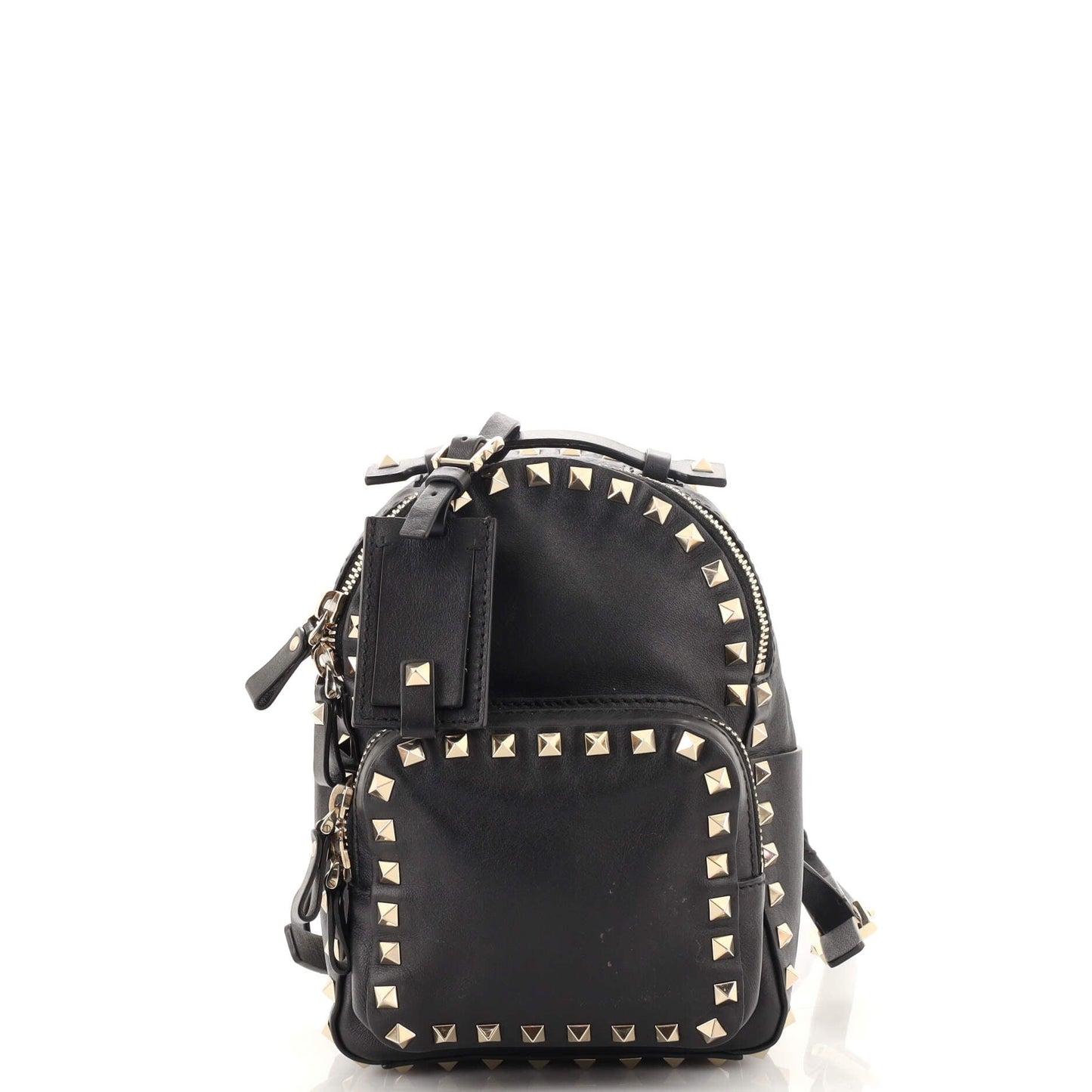 Rockstud Backpack Leather Mini