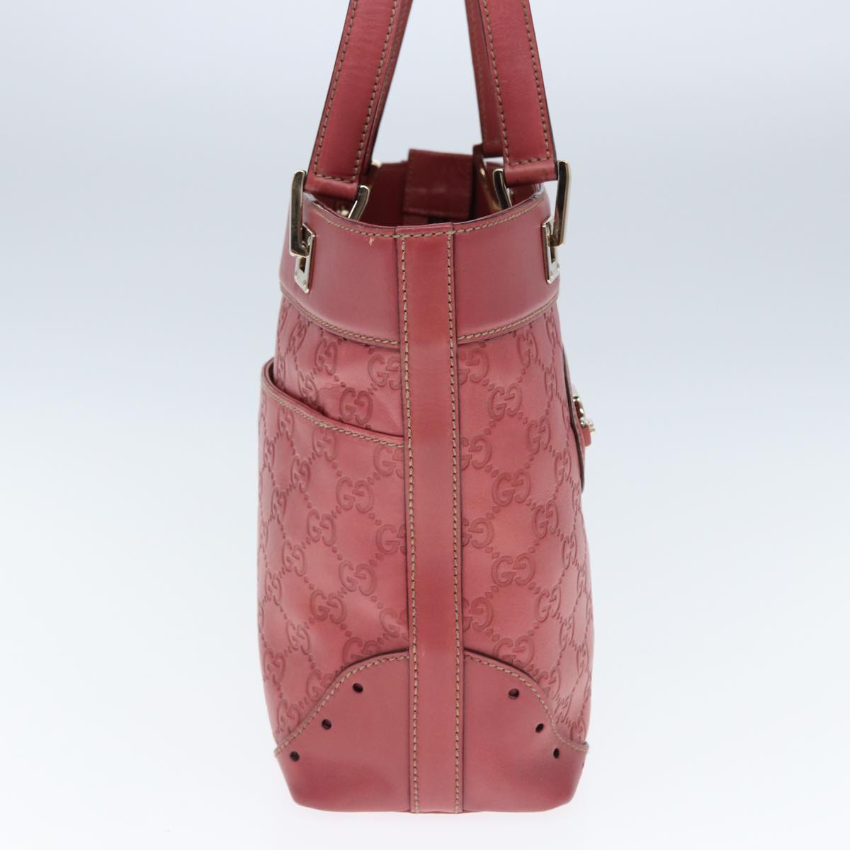 Gucci GG Signature Pink Leather Bag
