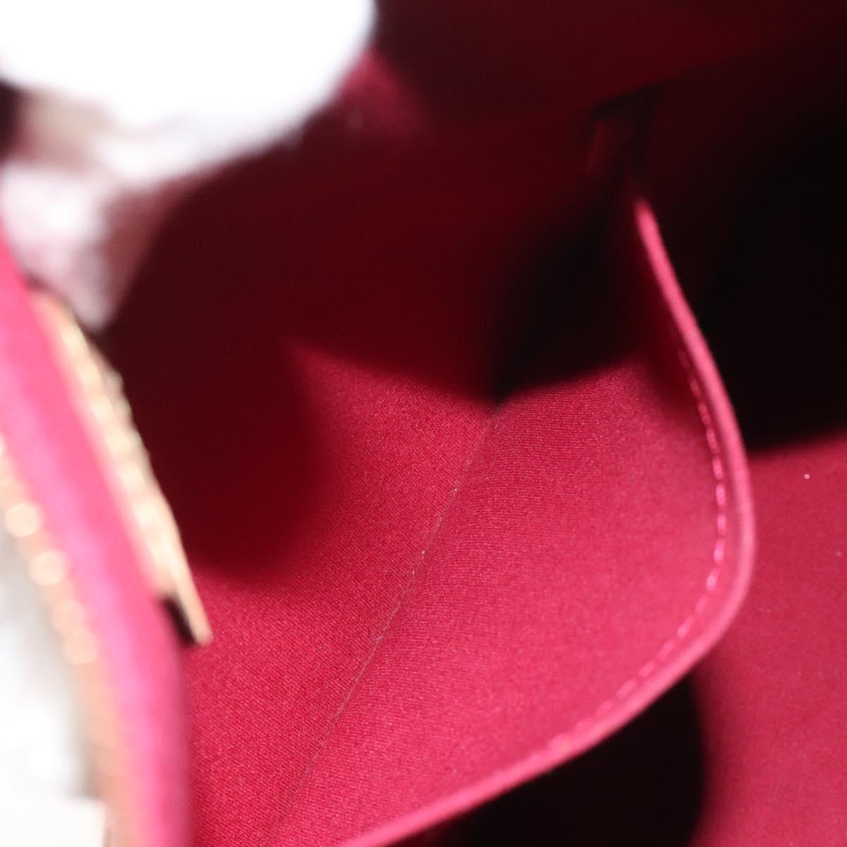 Louis Vuitton Alma Burgundy Patent Leather Bag