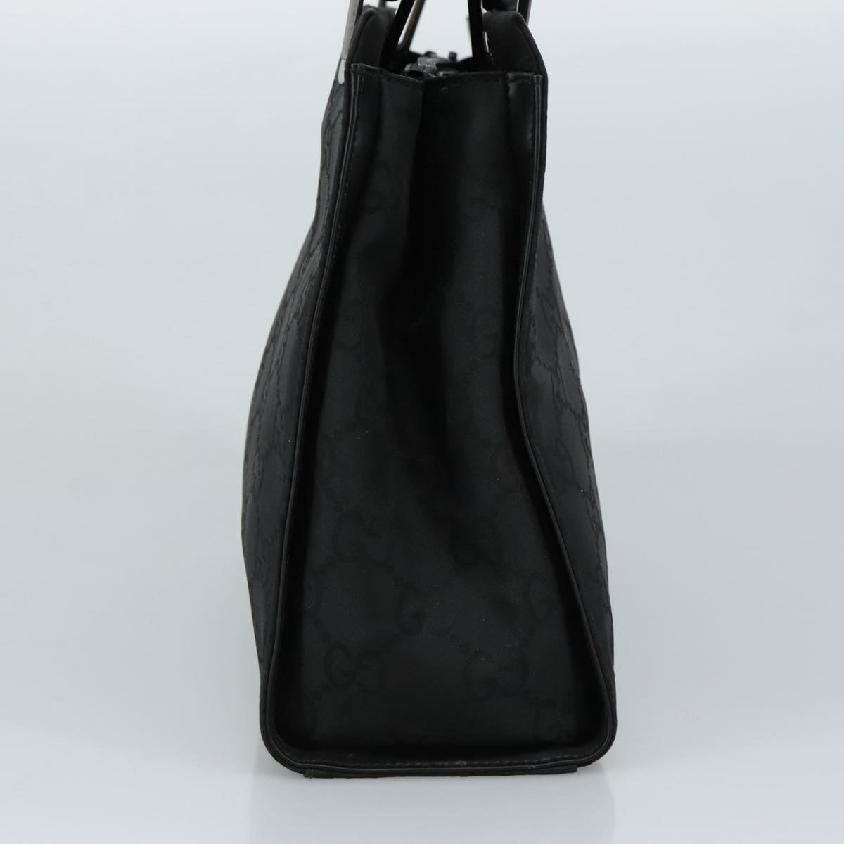 Gucci Bamboo Black Canvas Bag