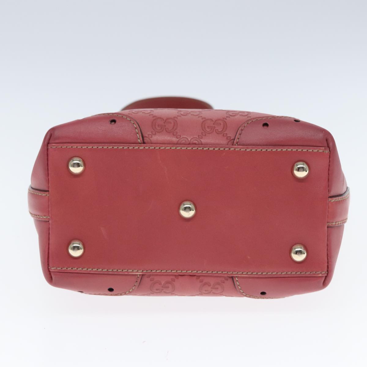 Gucci GG Signature Pink Leather Bag