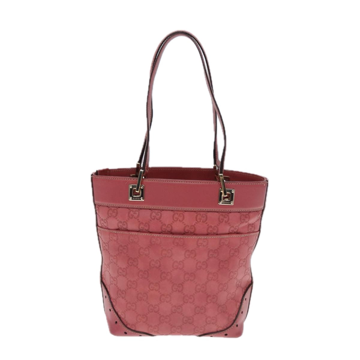Gucci GG Signature Pink Leather Bag
