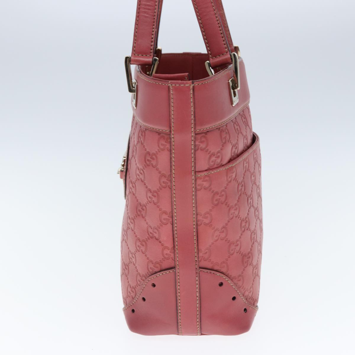 Gucci GG Signature Pink Leather Bag