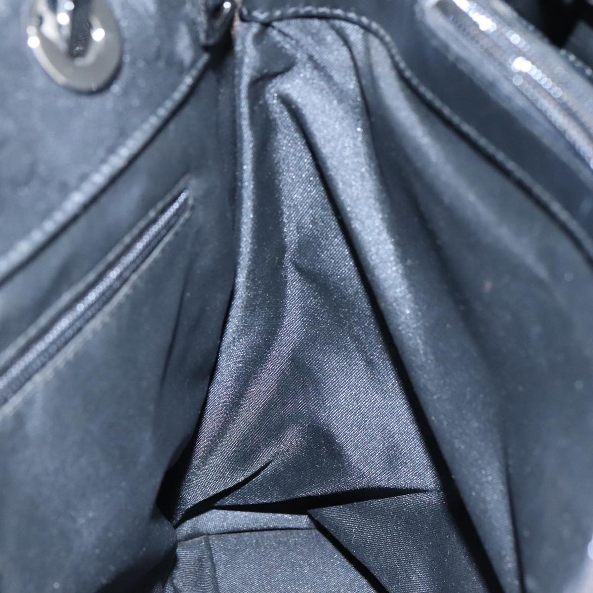 Gucci Bamboo Black Canvas Bag
