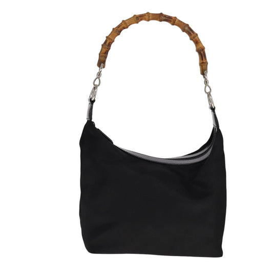 Gucci Bamboo Black Synthetic Bag