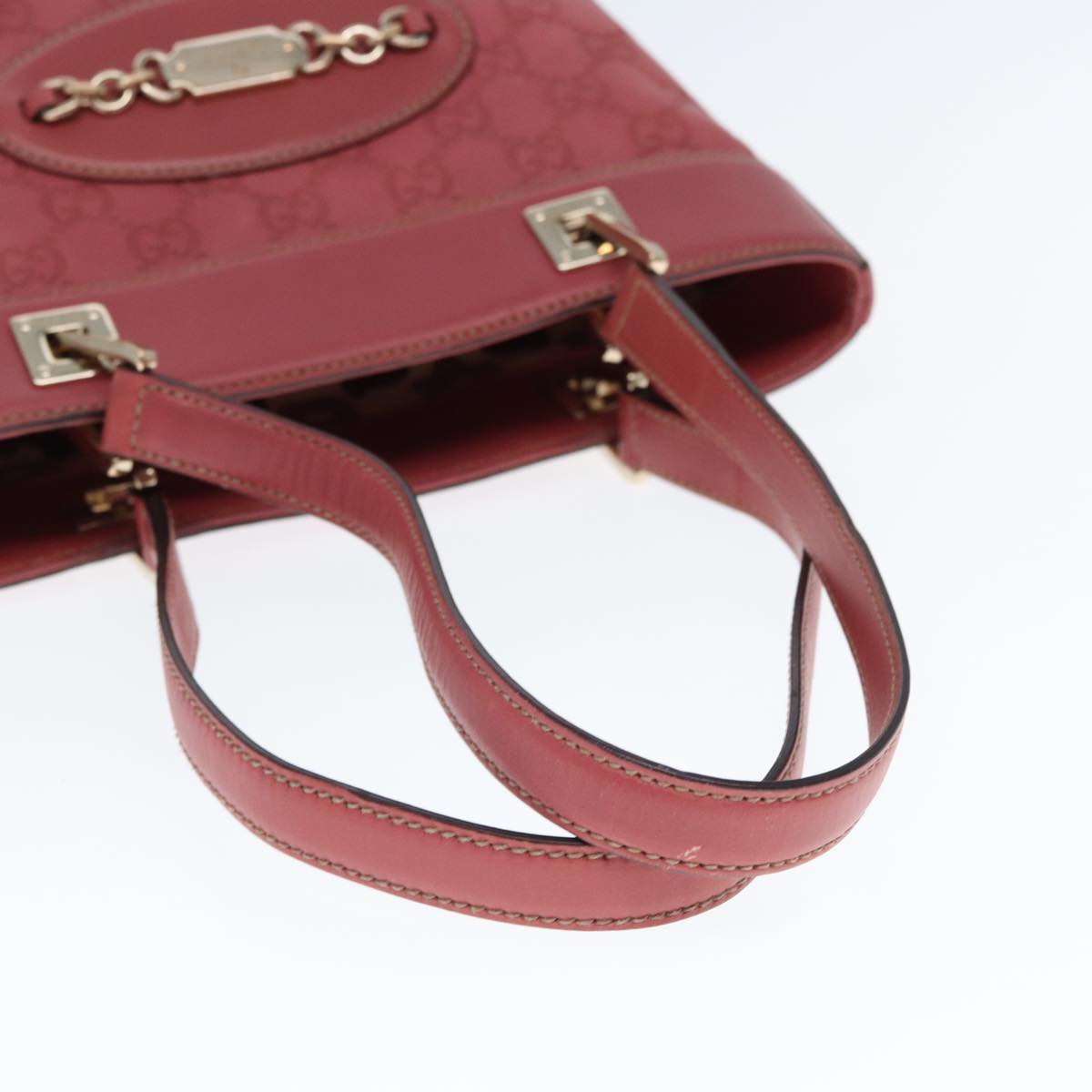 Gucci GG Signature Pink Leather Bag