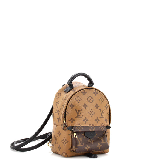Palm Springs Backpack Reverse Monogram Canvas Mini