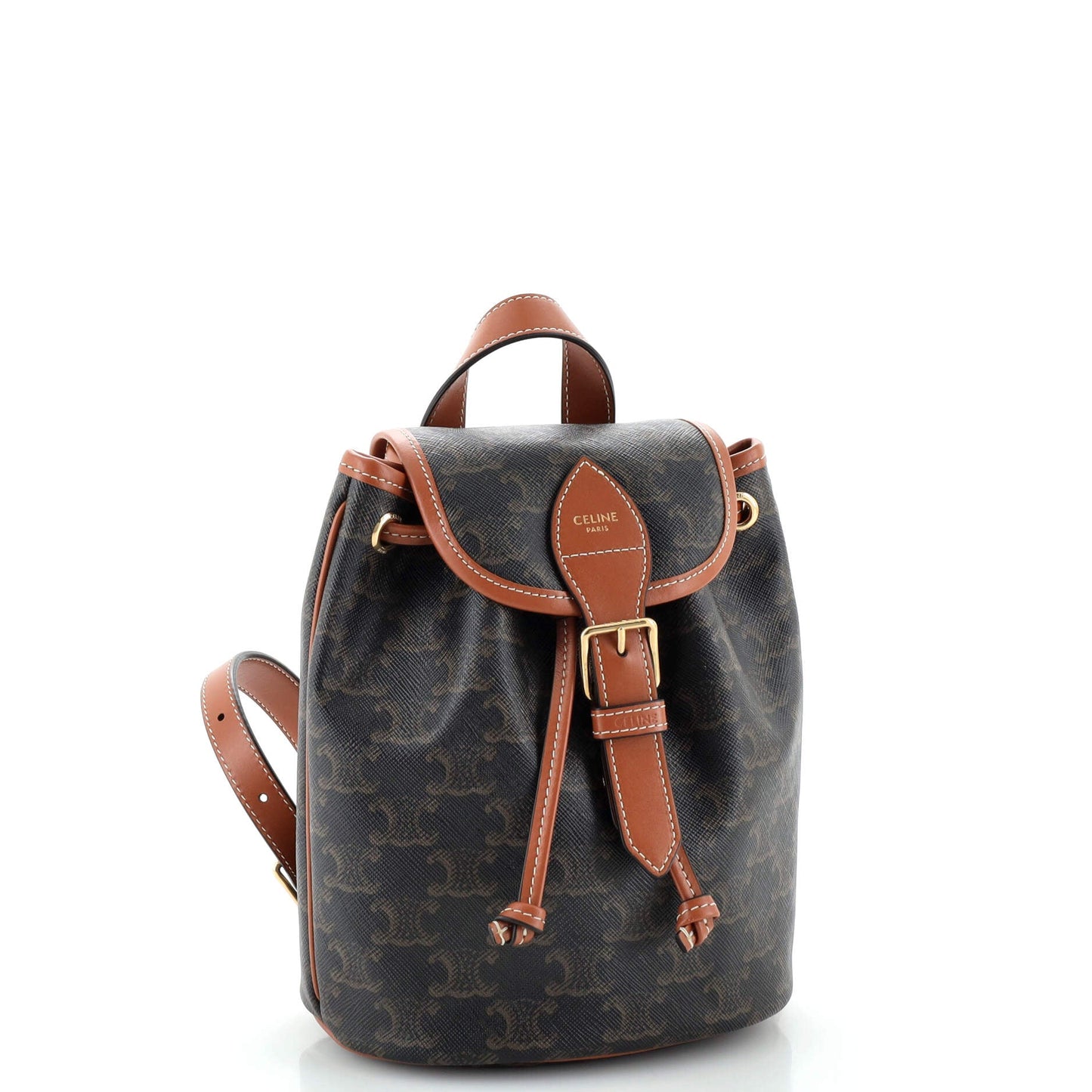 Folco Backpack Triomphe Coated Canvas Mini