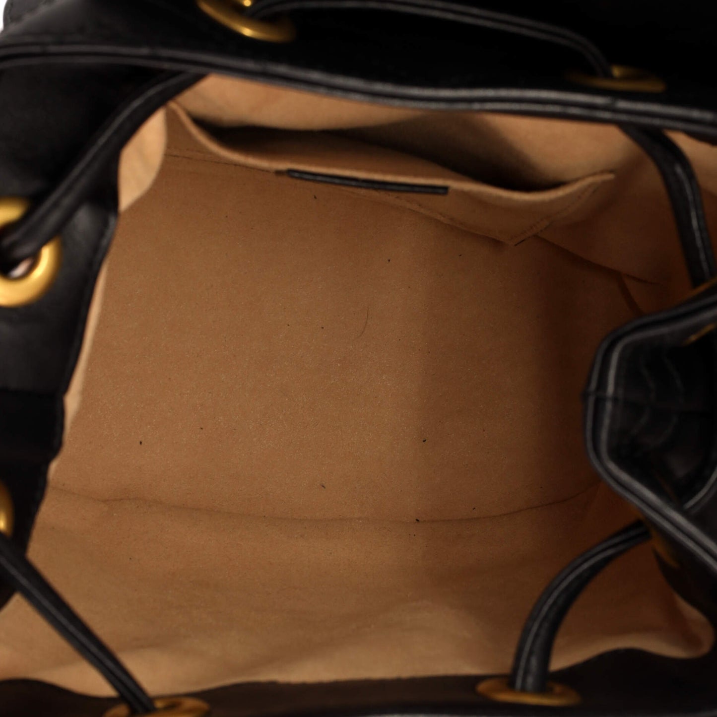 GG Marmont Drawstring Backpack Matelasse Leather Mini