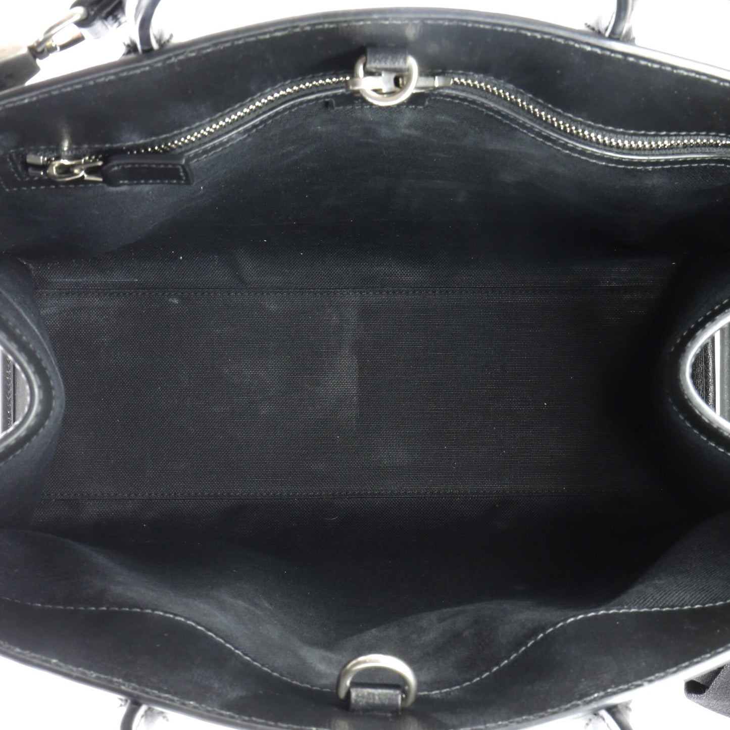 Structured Top Handle Open Tote GG Coated Canvas Medium